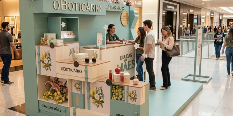 O Boticário aposta em experiência interativa para o Dia das Mães no Taguatinga Shopping