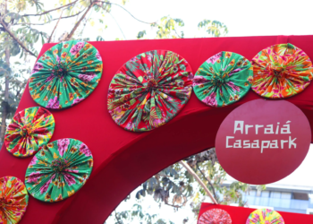 Arraiá do Casapark retorna com dois dias de festa, cenografia de Valéria Leão e programação para toda a família