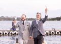 Marcelo Pimenta e Nalberto Rodrigues celebram o amor em casamento à beira do Lago Paranoá