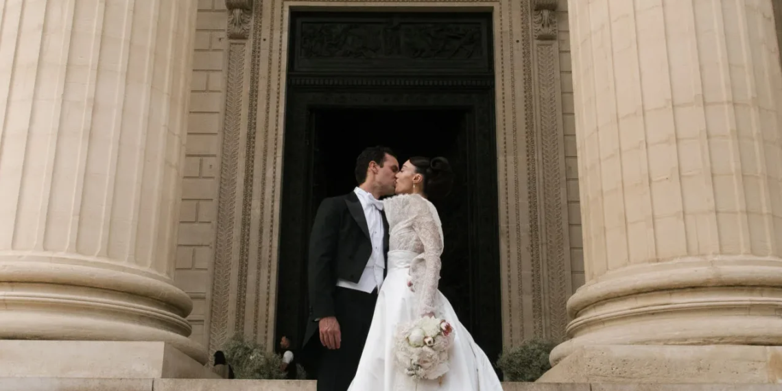 Elisa Zarzur celebra casamento em Paris com vestido exclusivo da Dior e recepção em castelo histórico francês