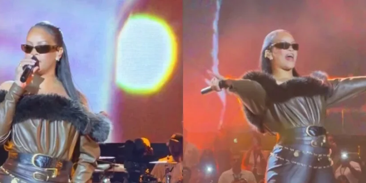 Rihanna surpreende fãs ao voltar aos palcos em participação especial no show de Jay-Z