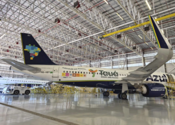 Azul Viagens apresenta avião temático para promover o novo Tauá Resort João Pessoa