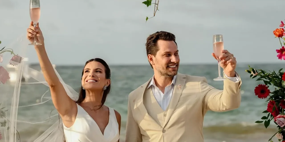 Dez anos depois: Elieser Ambrósio renova votos com Kamilla Salgado usando alfaiataria Maxime Noivos e Black Tie em Punta Cana