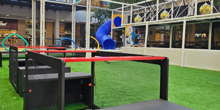 Férias no Terraço Shopping ganham circuito infantil com desafios inspirados no futebol