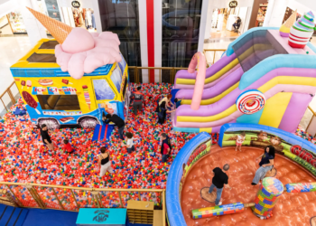 Magic Ice Cream transforma a Praça Central do Taguatinga Shopping em um parque de diversão