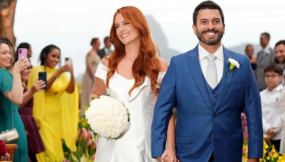 Destination Weeding: Nathália Dantas e Fernando Sant’Anna celebram união com vista para o Pão de Açúcar