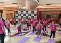 Uma manhã para florescer: Pink Flow leva saúde e bem-estar ao Pátio Brasil